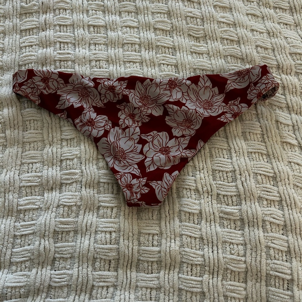 Acacia Swimwear Makai Bottom in Rust Magnolia